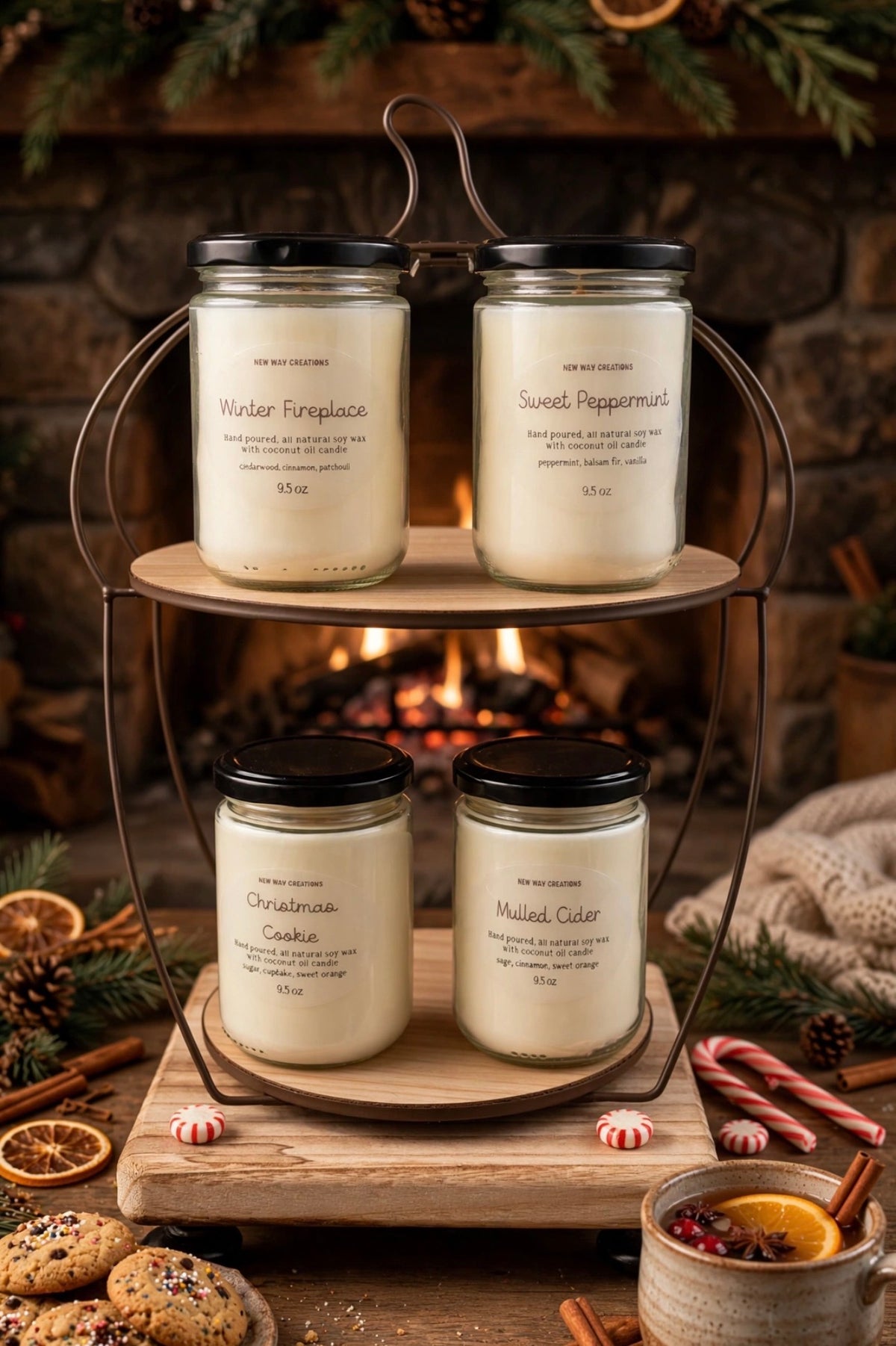 Sweet Peppermint Candle