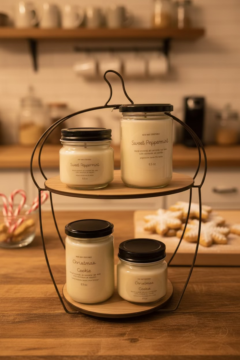 Sweet Peppermint Candle