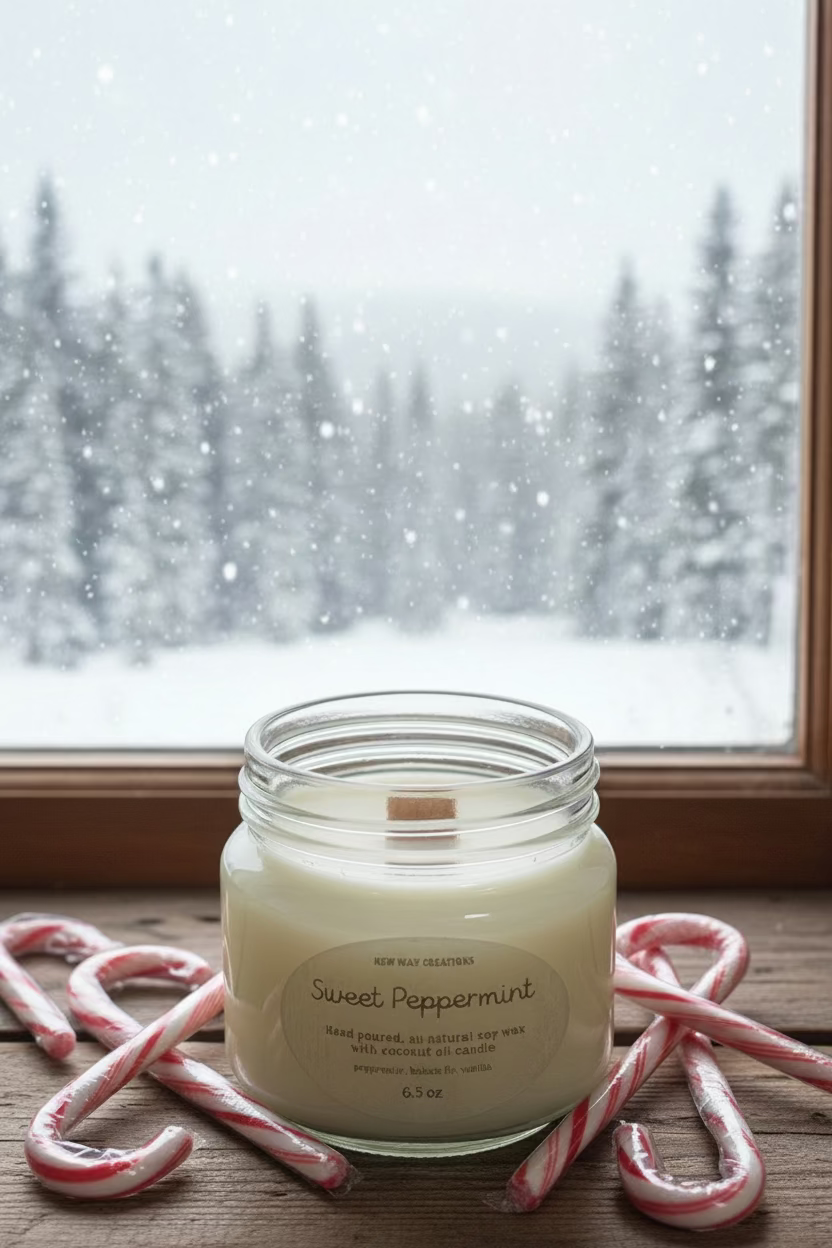 Sweet Peppermint Candle