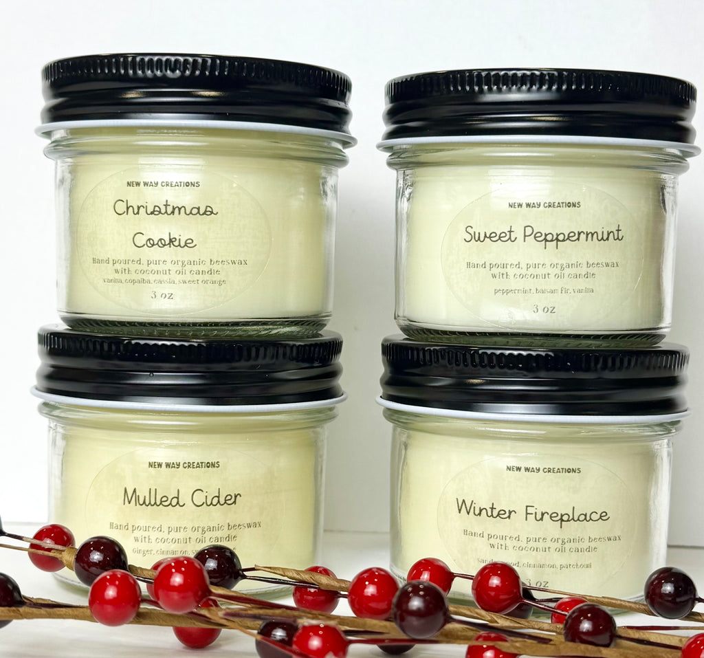 Beeswax Candle Seasonal Set - Winter